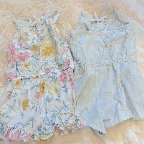 Two Summer Rompers - Picture 1 of 3
